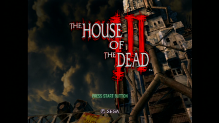 The House of the Dead III Title Screen